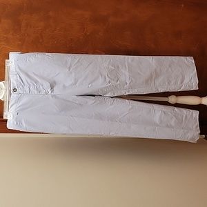 Izod | Men's Light Blue 100% Cotton  Straight Fit Pants in size 30W 32L